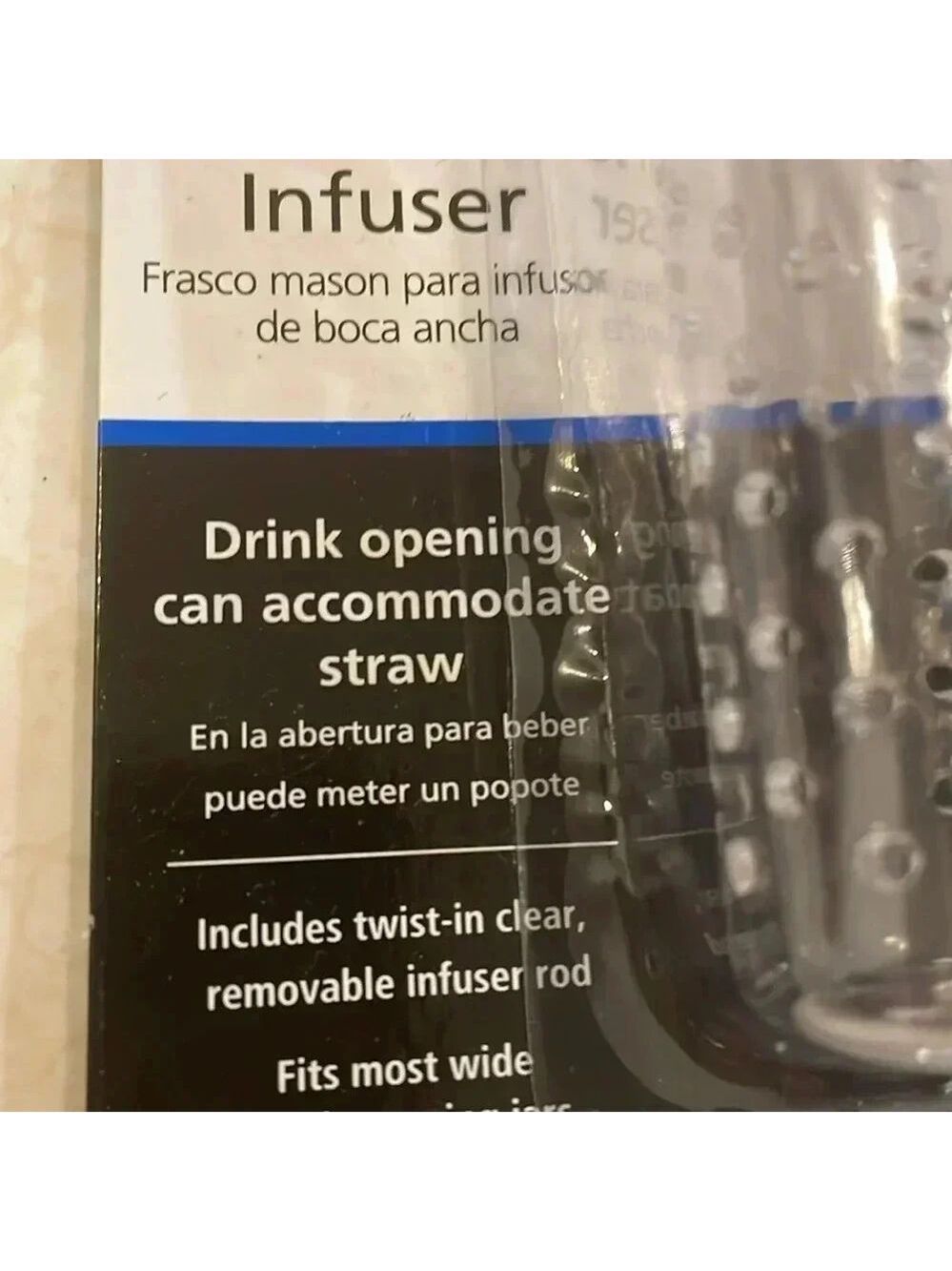 Wide Mouth Mason Jar Infusers, Set of 2, New - Picture 3 of 3